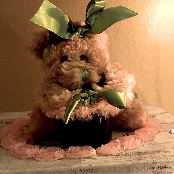 🛍COMBO Plush Mini Bear & Scented WoodWick Candle - Picture 3 of 12